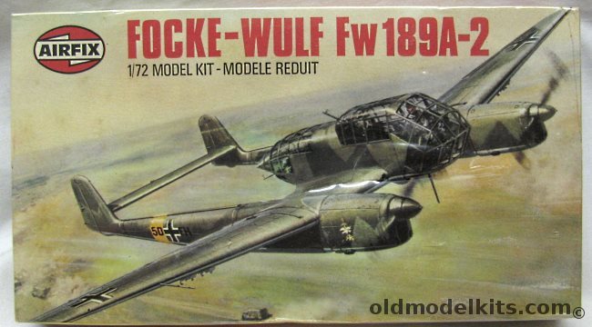 Airfix 1/72 Focke-Wulf FW-189, 902037 plastic model kit